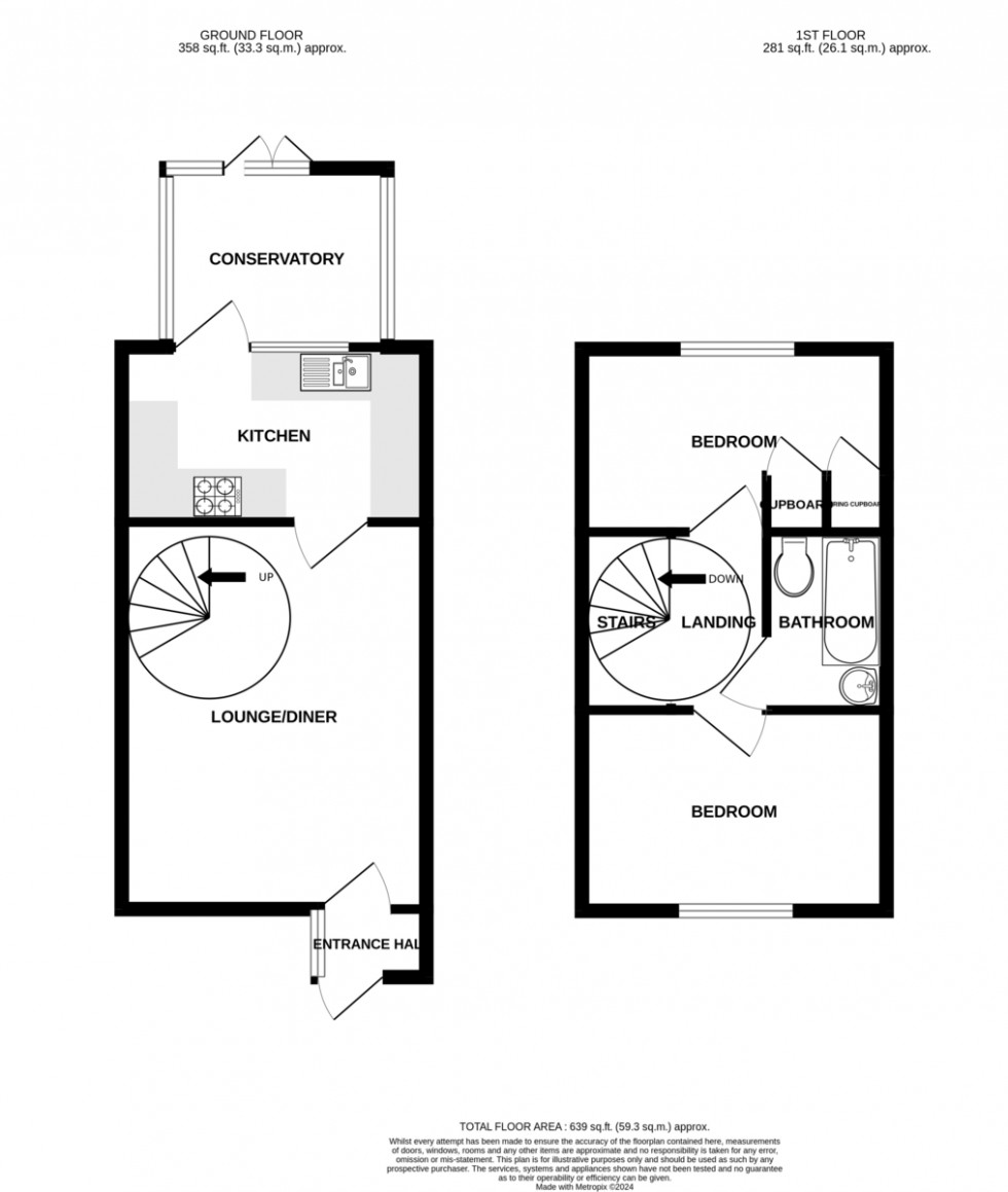 Floorplan for Shelley Way, Thetford