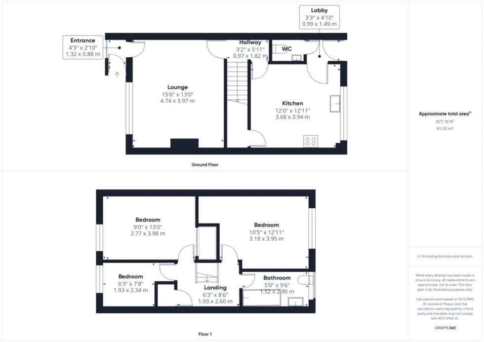 Floorplan for Mother Julian Close, Thetford