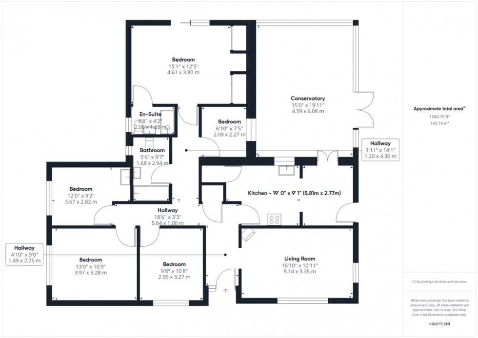 Floorplan for Cromwell Close, Weeting