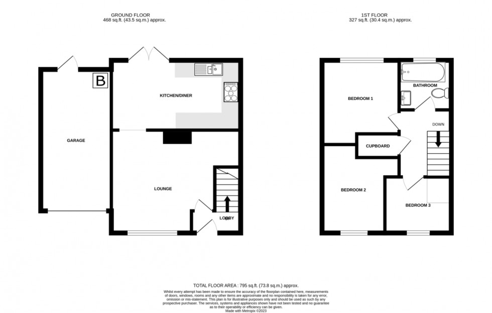 Floorplan for Spruce Drive, Brandon