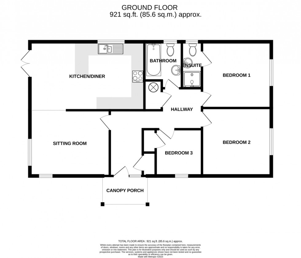 Floorplan for Barleyfield Close, Saham Toney