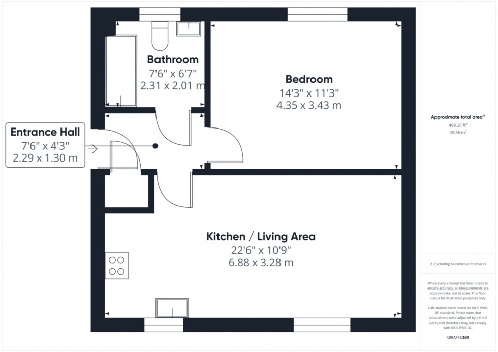 Floorplan for Cole Court, Thetford