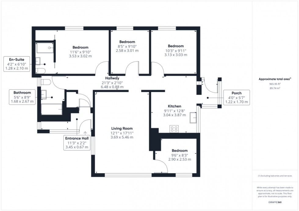 Floorplan for Newcombe Drive, Feltwell