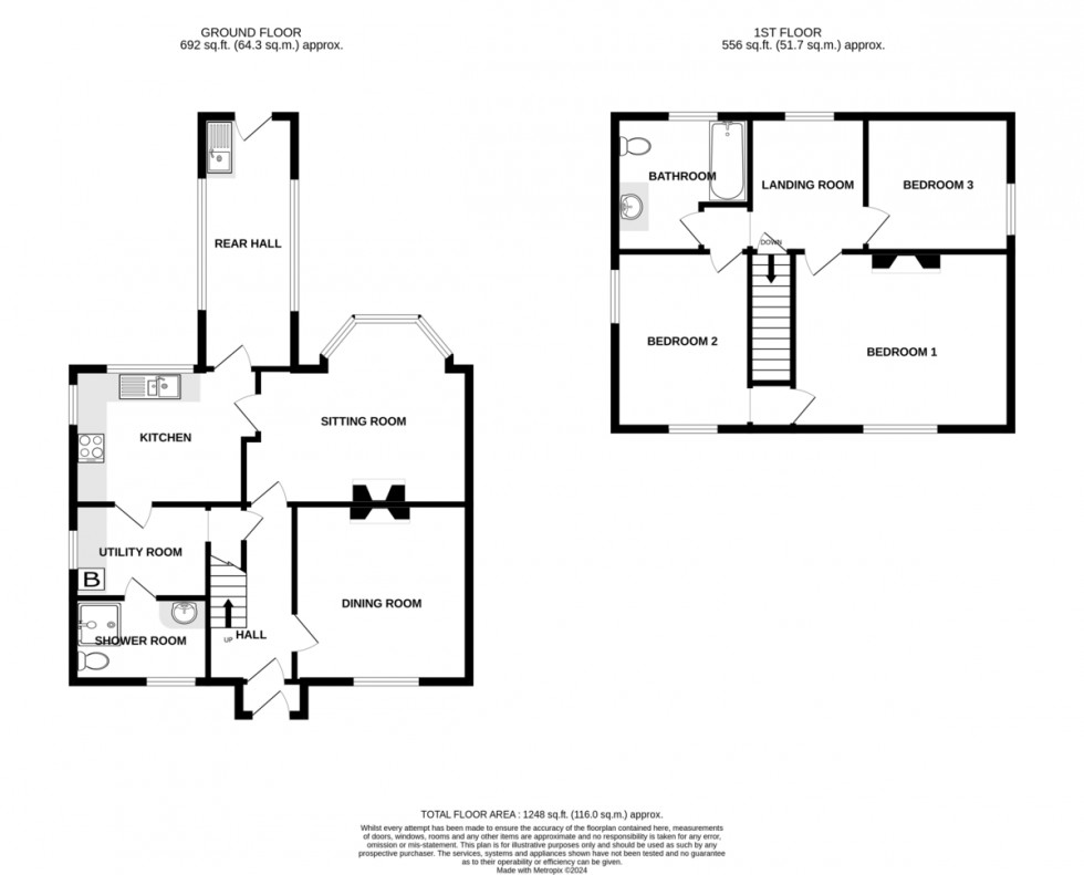 Floorplan for Little London Road, Northwold