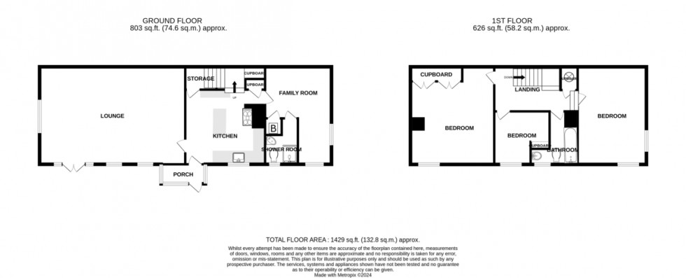 Floorplan for High Street, Lakenheath