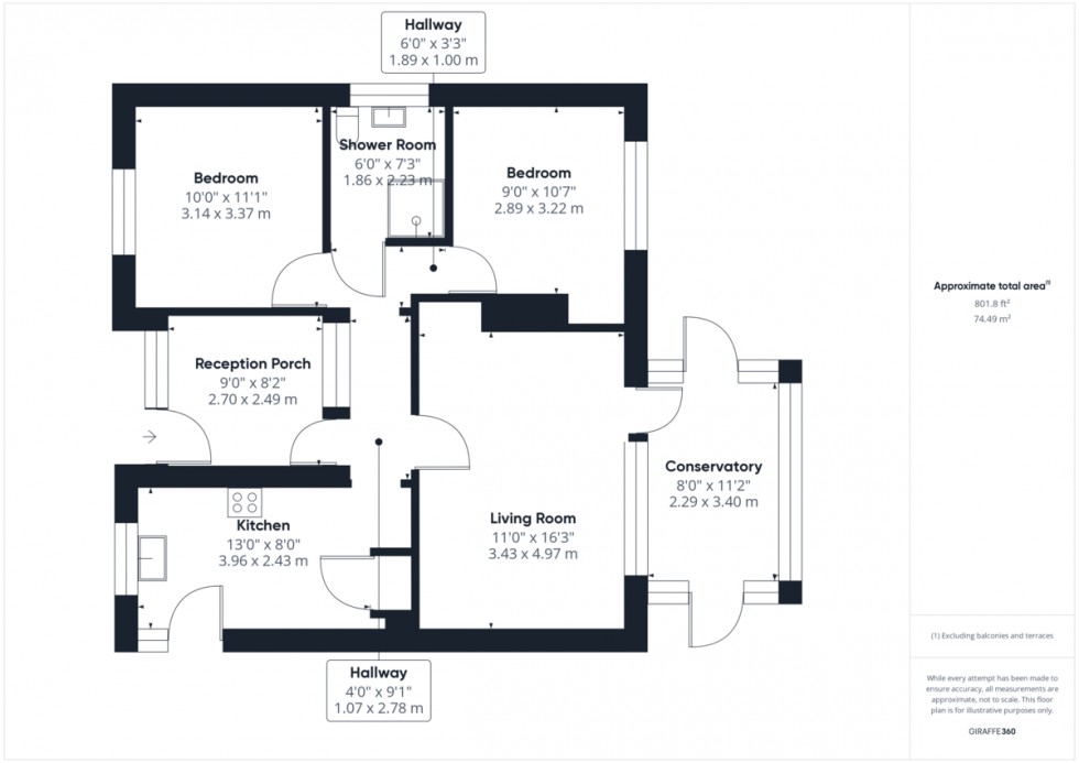 Floorplan for Forest Close, Brandon