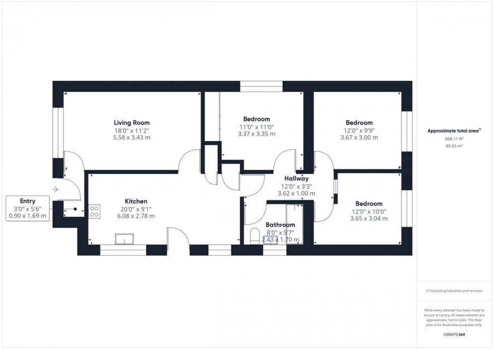 Floorplan for Falcon Drive, Brandon