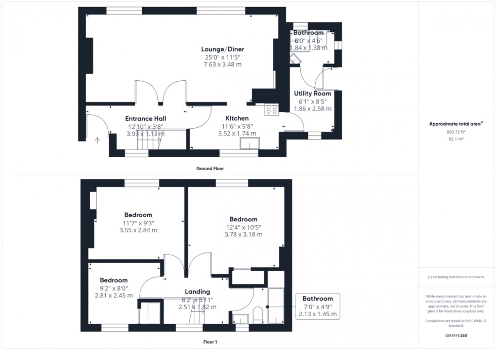 Floorplan for Fir Close, Mundford