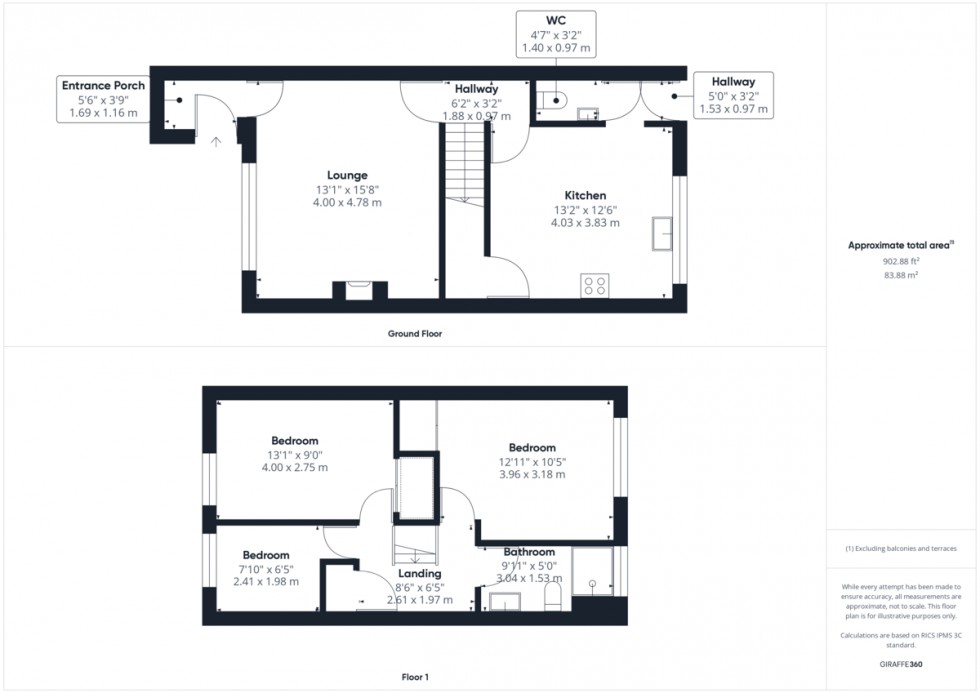 Floorplan for Mother Julian Close, Thetford