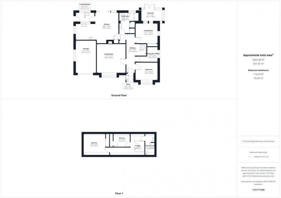 Floorplan for Nursery Lane, Hockwold