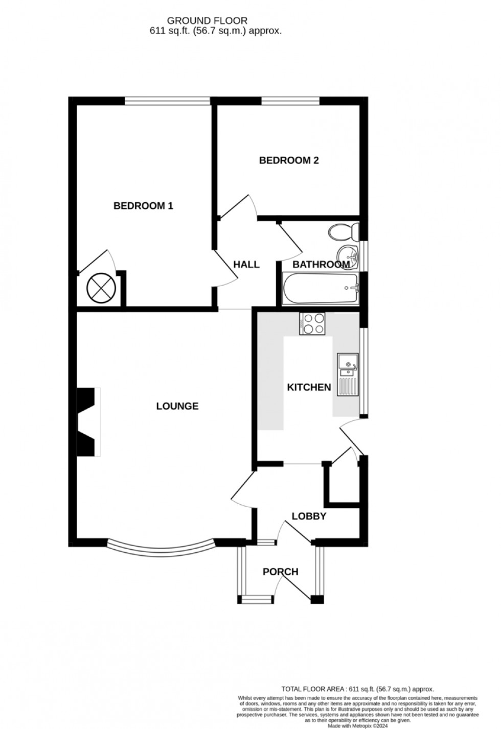 Floorplan for St Nicholas Walk, BRANDON