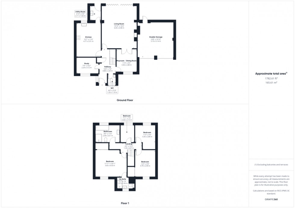 Floorplan for Nightingale Way, Thetford