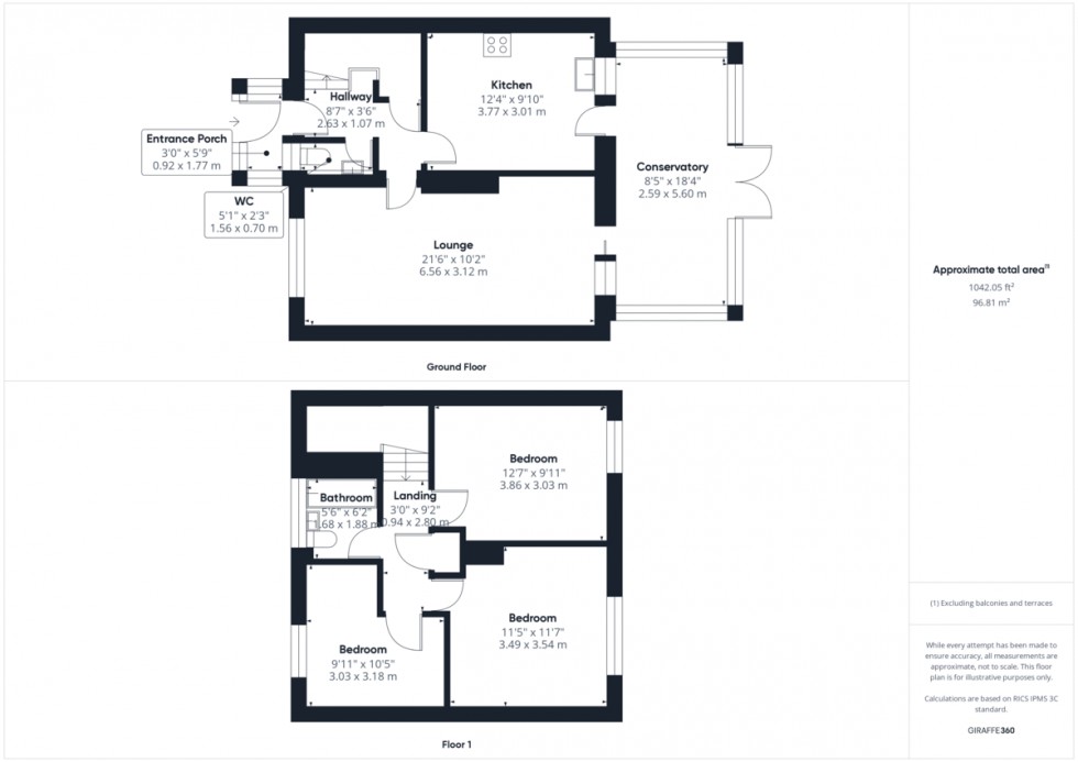 Floorplan for Florence Barclay Close, Thetford