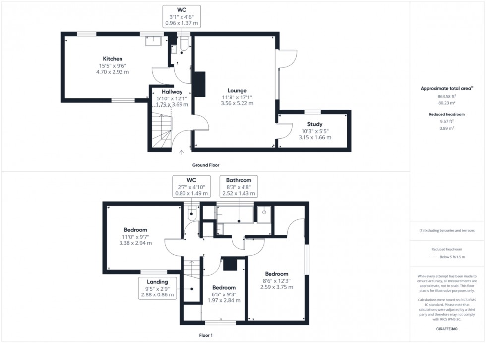 Floorplan for St Johns Way, Thetford